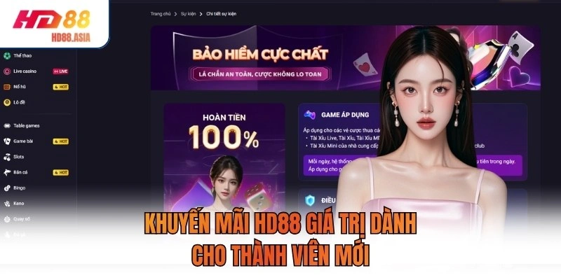 Khuyến mãi HD88 giá trị dành cho thành viên mới
