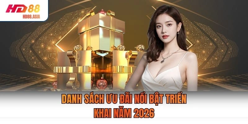 Danh sách ưu đãi nổi bật triển khai năm 2026